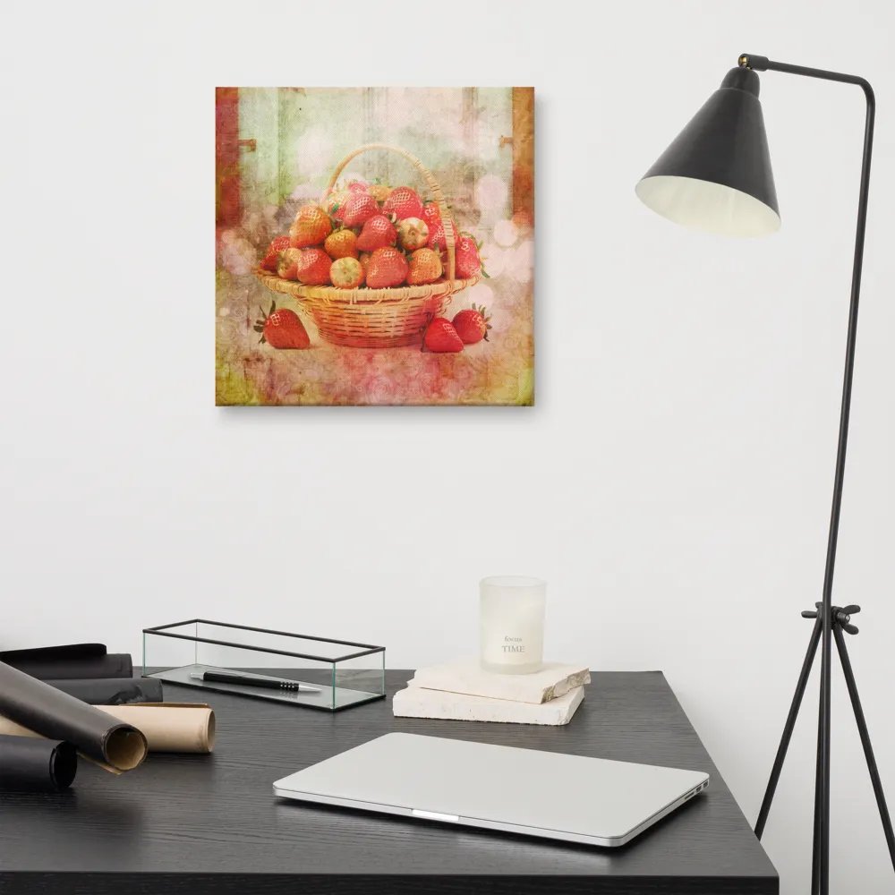 Summer Strawberry Canvas Art Print product image (5)