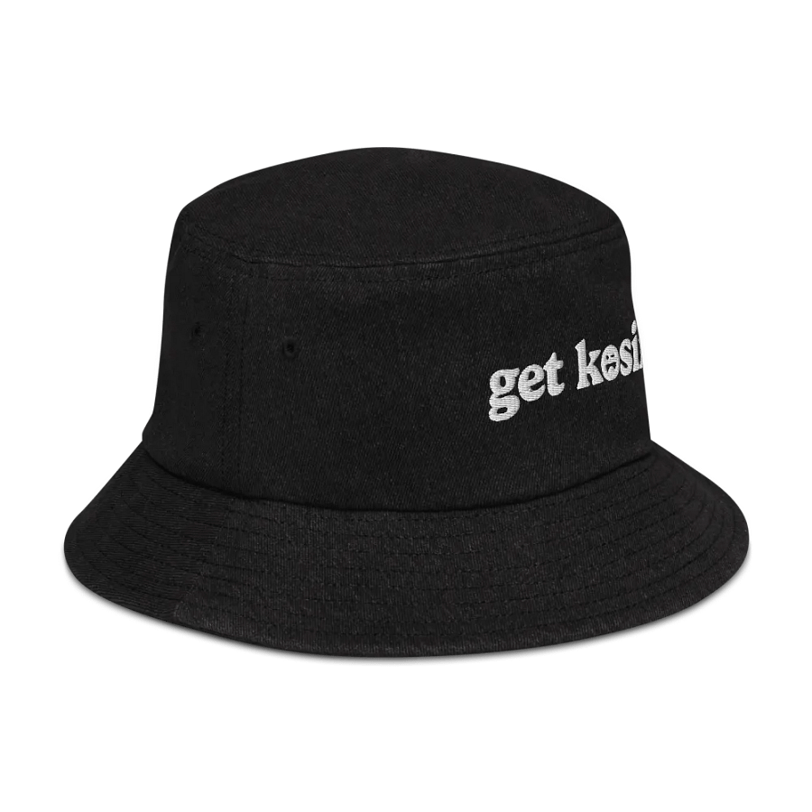Get Kosii Embroidered Denim Bucket Hat product image (3)