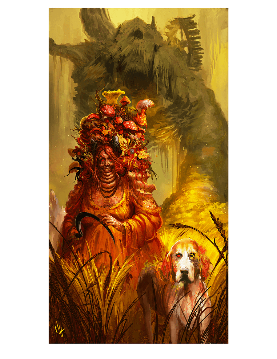 Xylia Crowfund, The Dreaded Witch of Drakmyre 8.5x11" (21.59 x 27.94cm) product image (1)