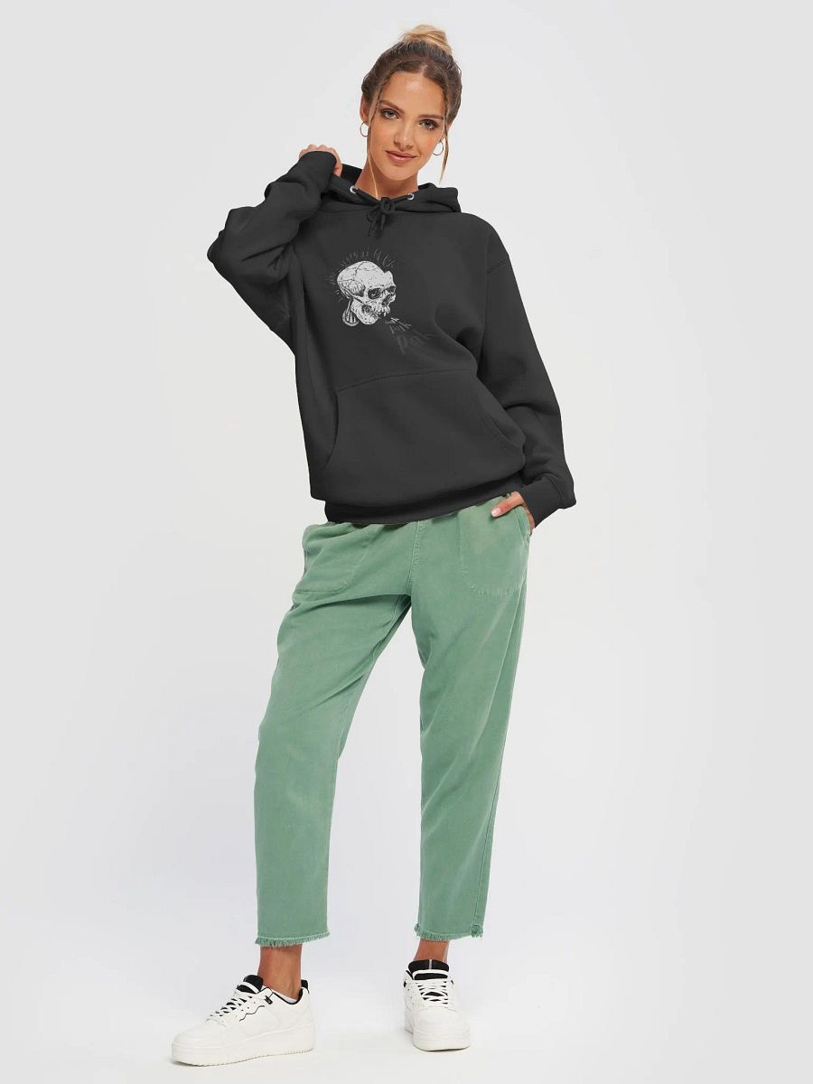 Rebel Skull Mohawk Hoodie product image (28)