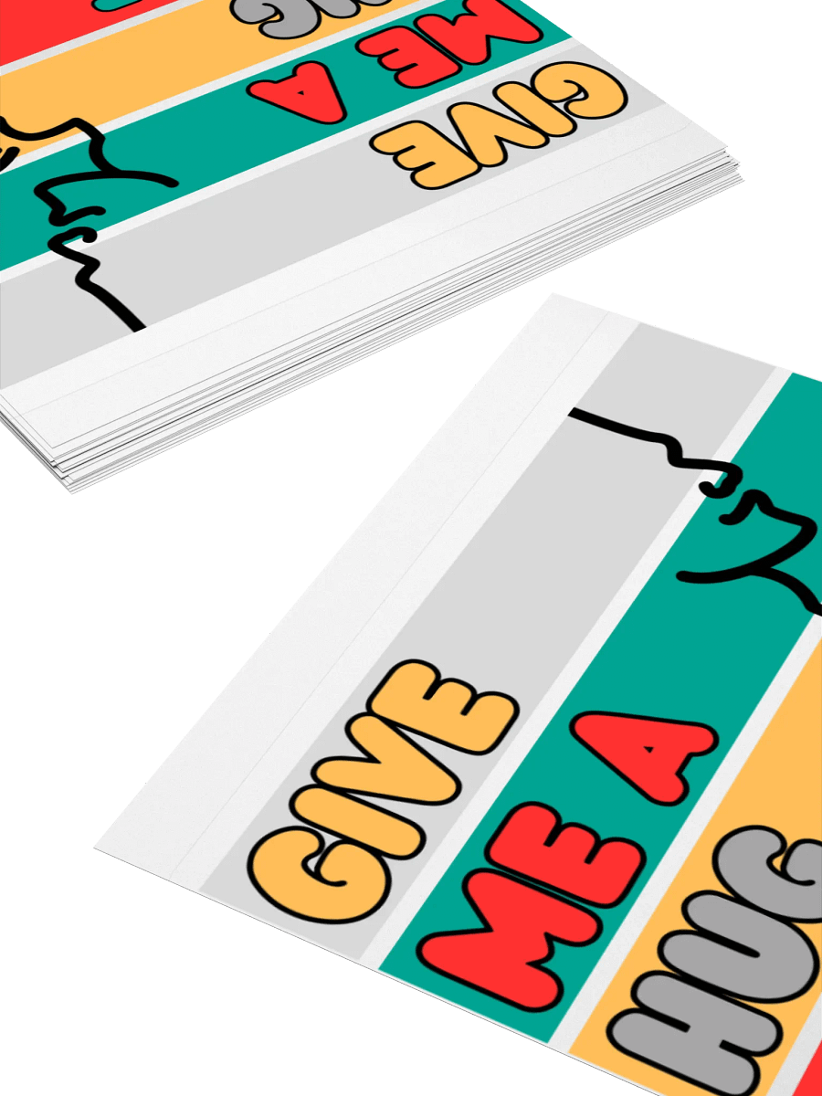 Give Me a Hug - Sticker - transparent product image (10)