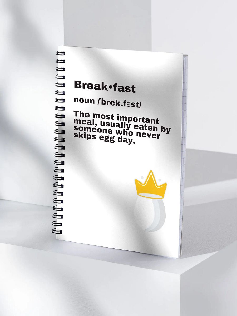 Breakfast Definition Note Pad product image (3)