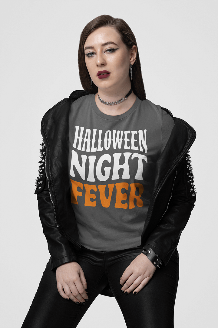 Halloween Night Fever Retro Party Tee product image (2)