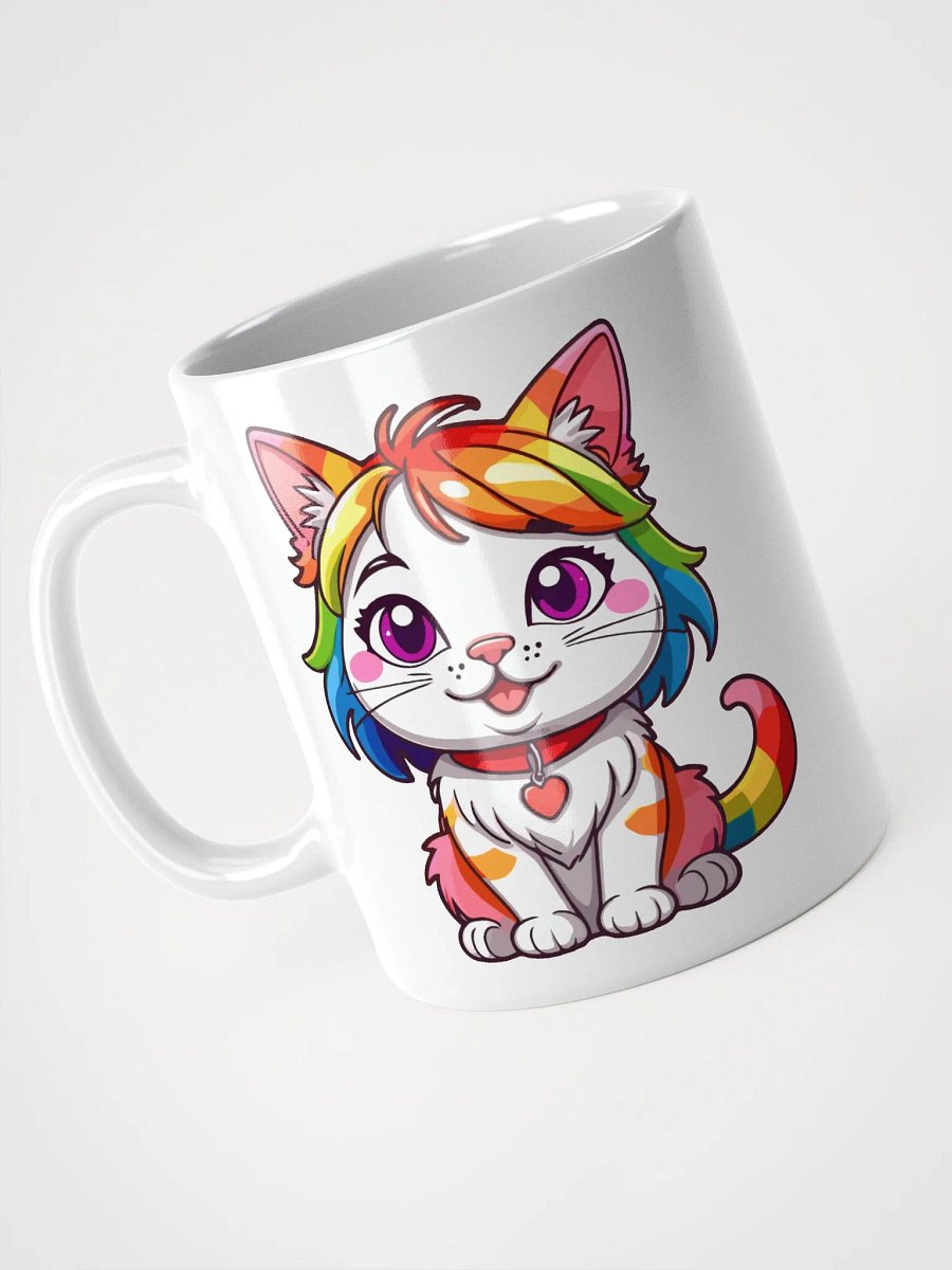 Cute Rainbow Color Cat 2 , Mug product image (5)