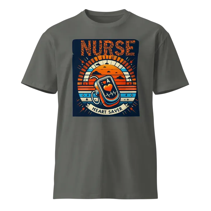 Heart Saver Nurse Sunset T-shirt product image (1)