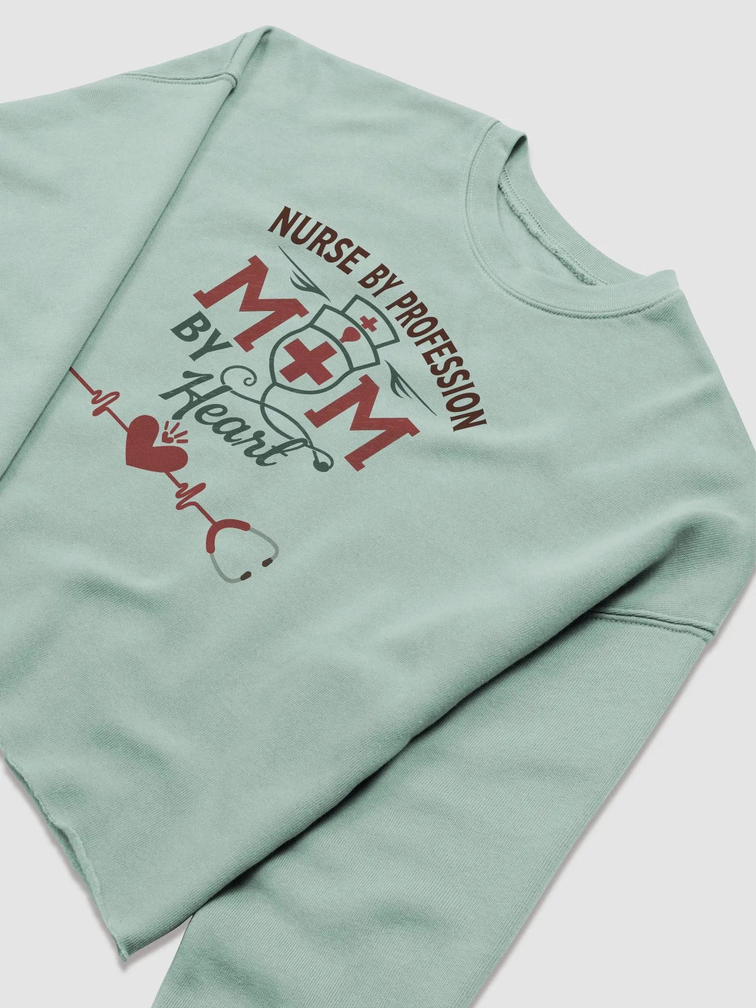 Heartfelt Nurse Crop Sweatshirt product image (9)