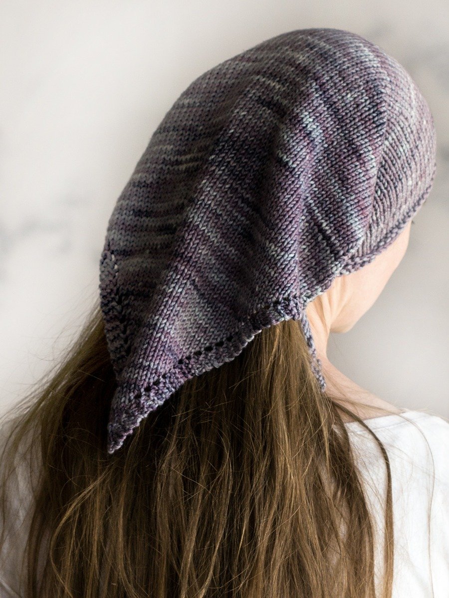 Triangle Scarf Bandana Knitting Pattern - Cheerful product image (4)