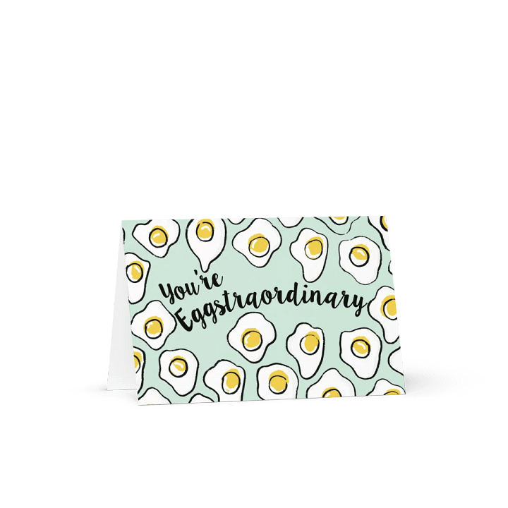 You're eggstraordinary greeting card product image (1)