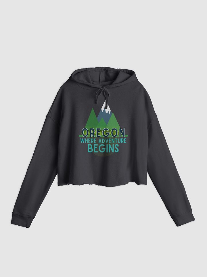 Oregon Adventure Mountain Lightweight Crop Hoodie product image (1)
