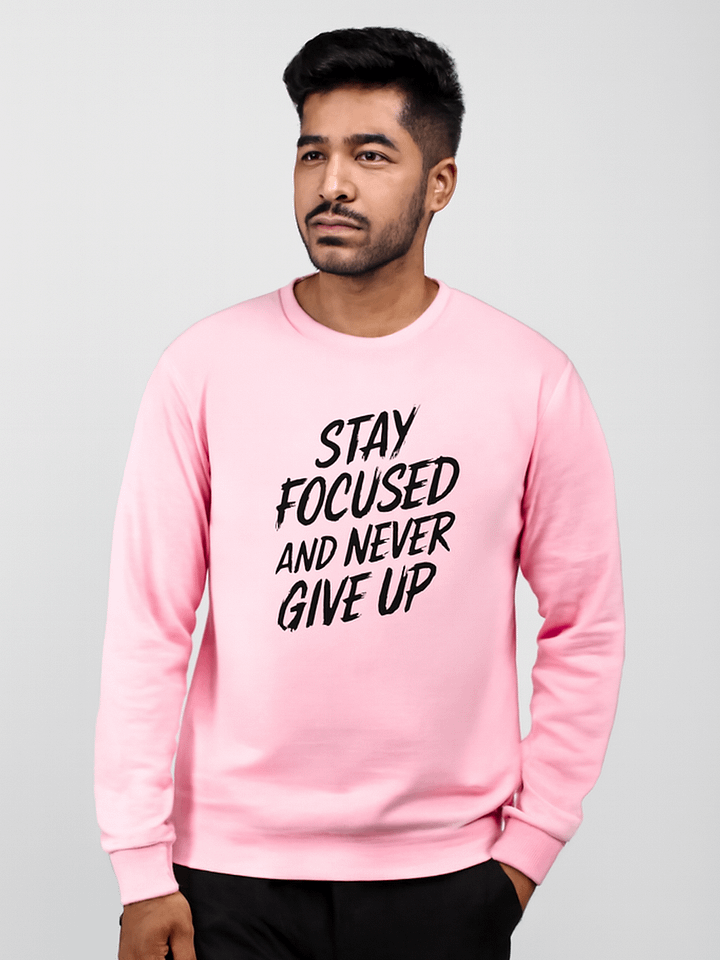 Motivational Phrase Classic Crewneck Sweatshirt product image (1)