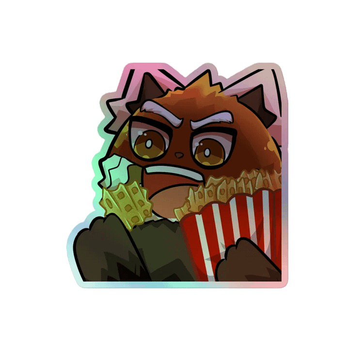 Holographic Waffle Fry Sticker product image (2)