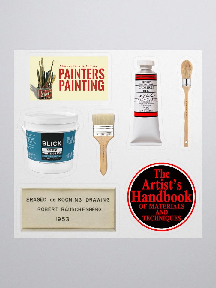 Painter's sticker set product image (2)