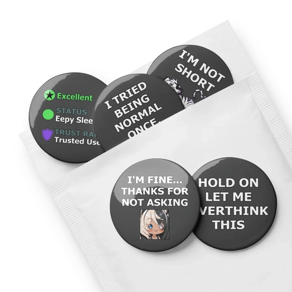 Pin Button - Limited Edition Collection #3 (Black) product image (8)