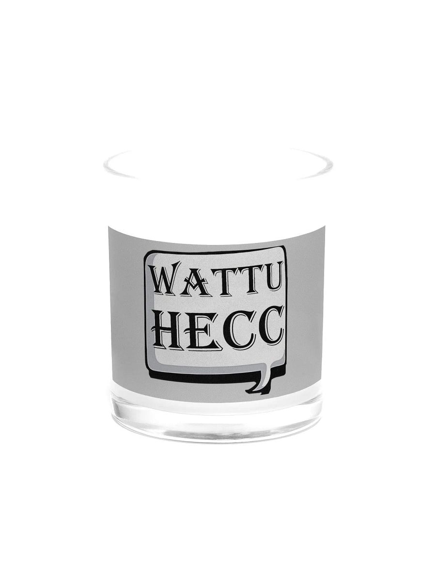 wattuhecc Soy Wax Candle In A Clear Glass Jar product image (1)