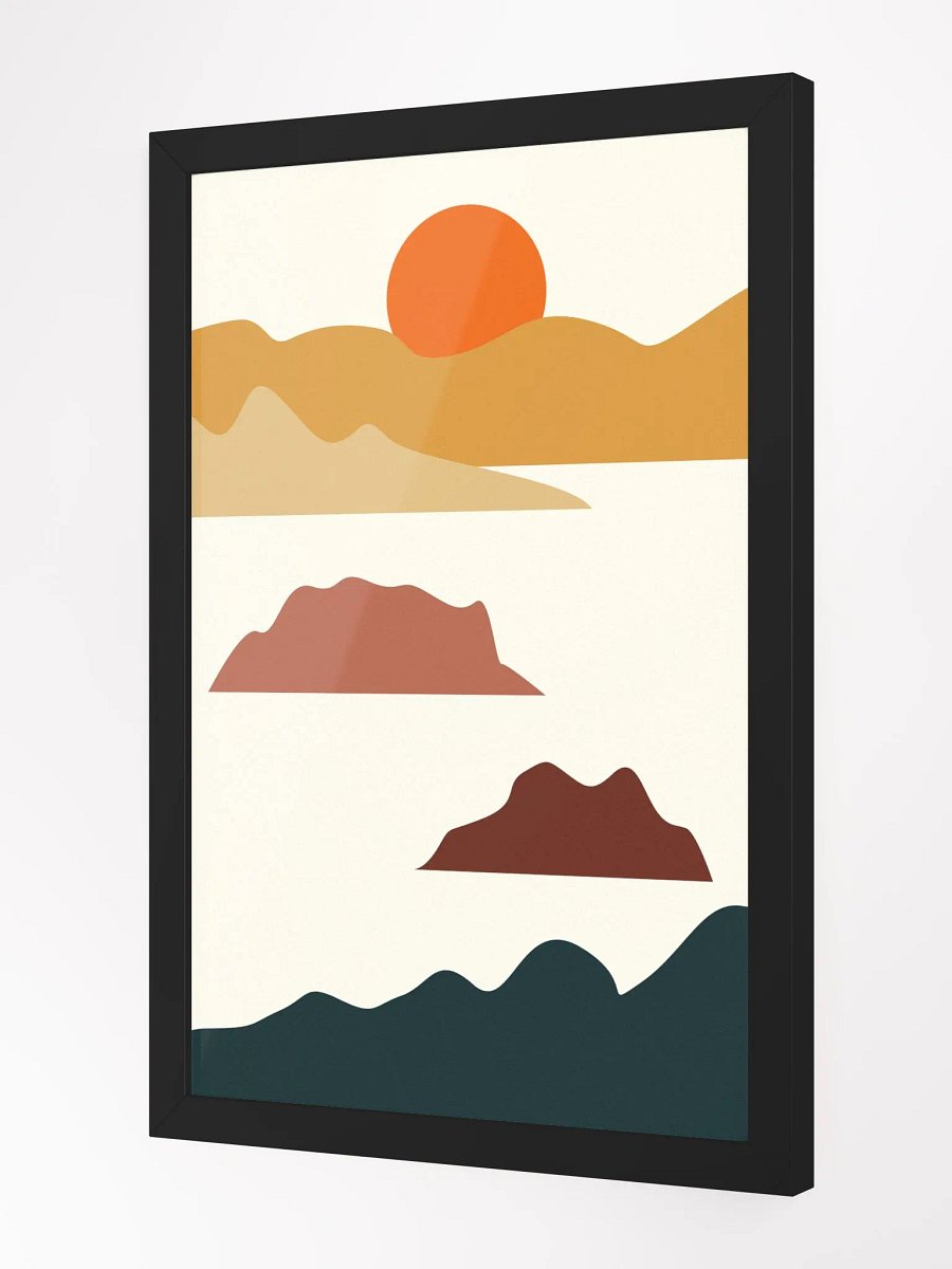 Sundown Serenity Framed Poster product image (9)