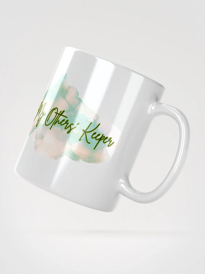 My Others' Keeper White Mug Boho Green product image (2)