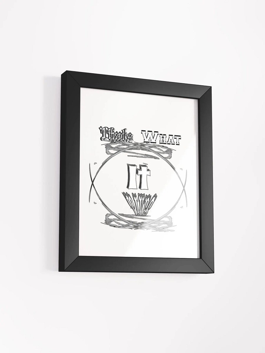 That's What It Takes - Framed - High-Quality Poster product image (2)