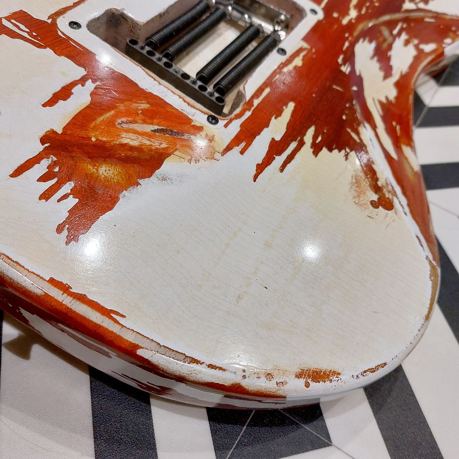 Red & White Relic Strat product image (12)