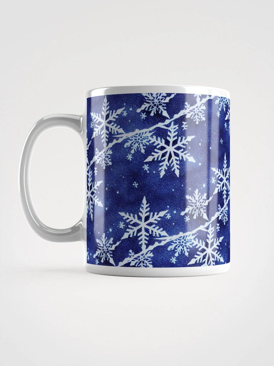Indigo Blue Snowflake Mug product image (6)