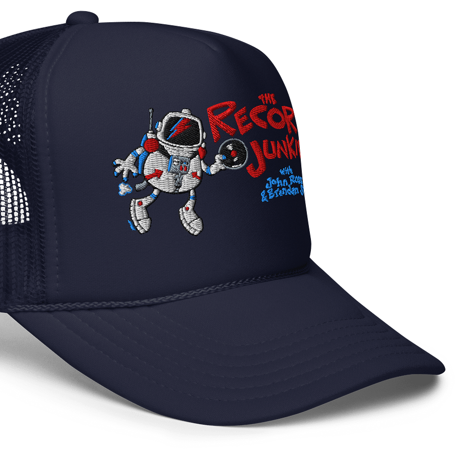 The Record Junkies I-40 Foam Trucker Hat product image (5)