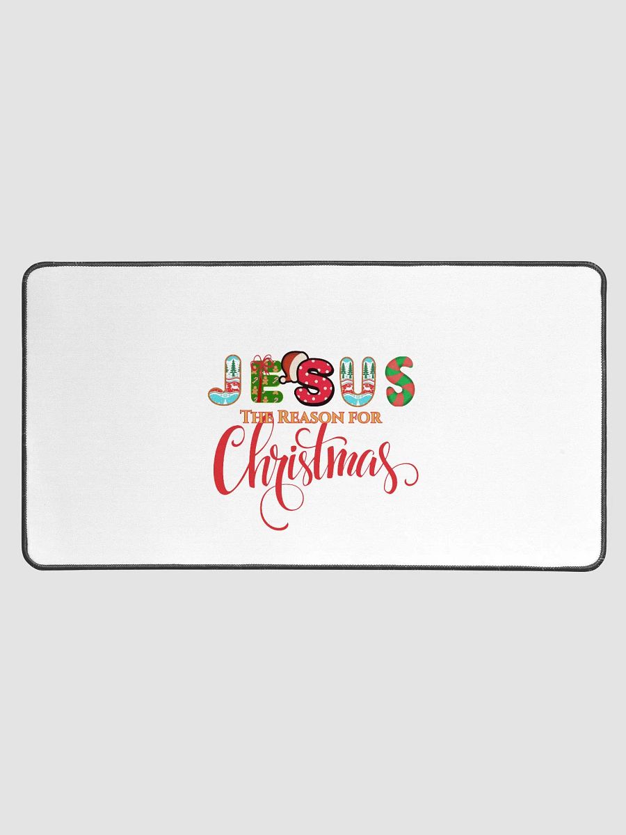 Christmas-themed JESUS Desk Mat product image (1)