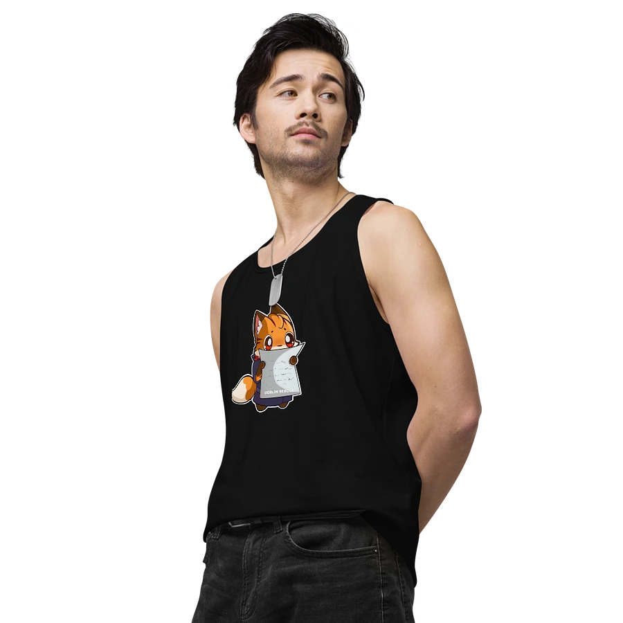 Tots the Fox Reading Tank Top 🏆 product image (4)