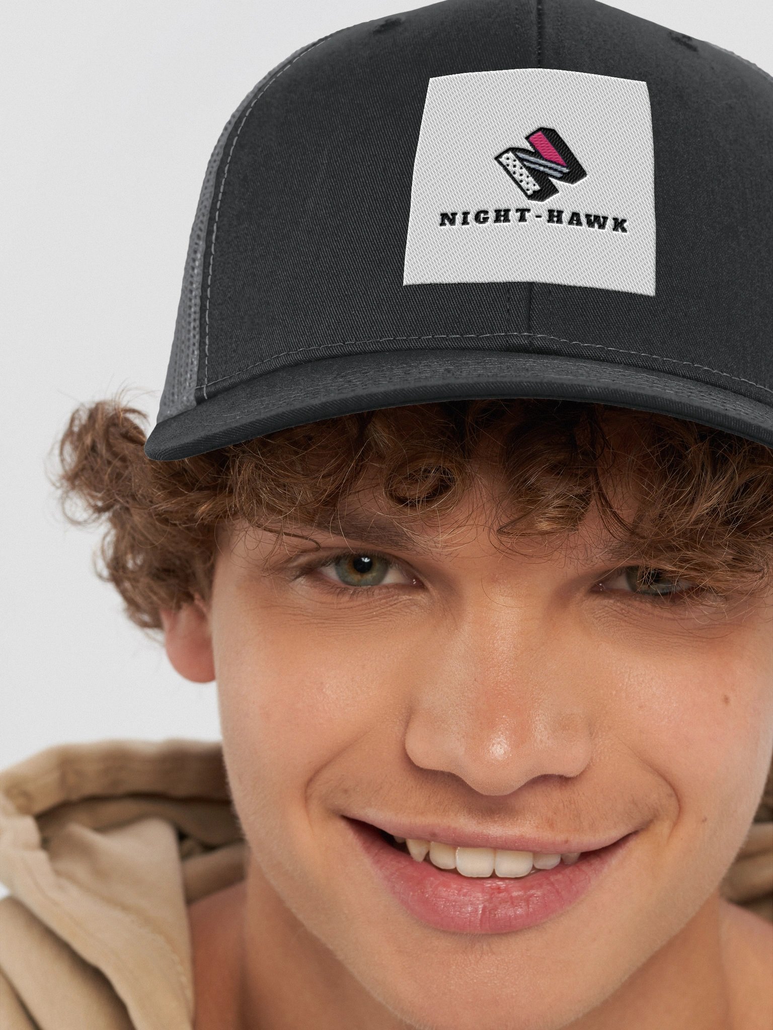 Night-Hawk Graphic Trucker Hat product image (8)