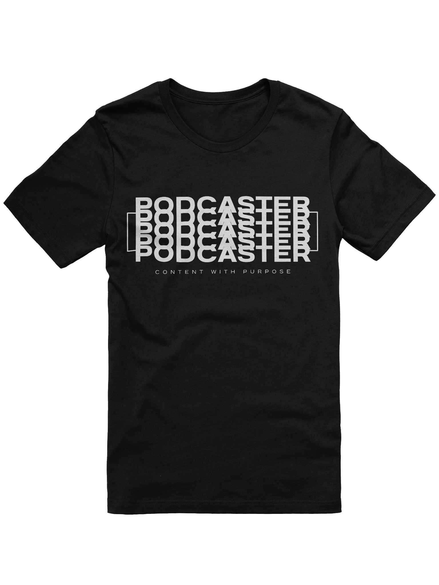 Podcaster shirt- Content with Purpose product image (6)