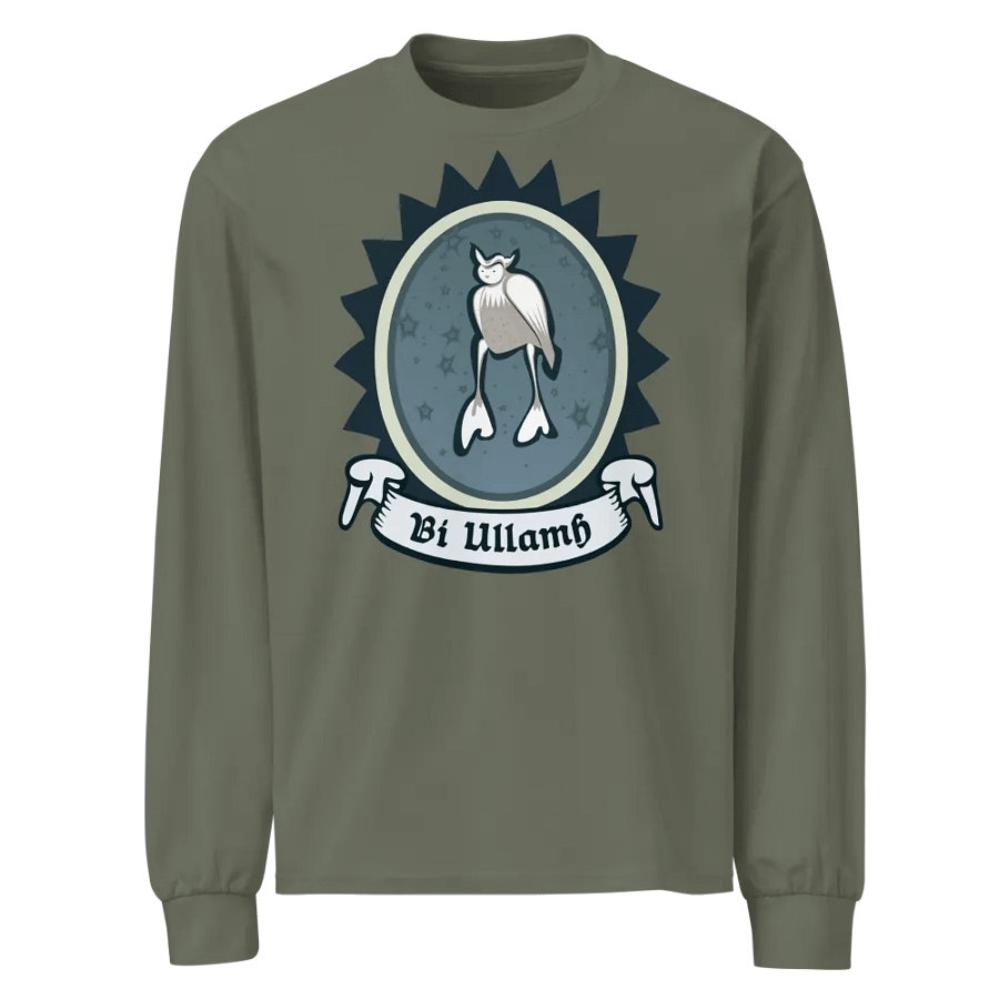 Ulchabhán Bí Ullamh AS Colour Premium Meáchan Trom Léine Sleeve Fada (Front Patch) product image (1)