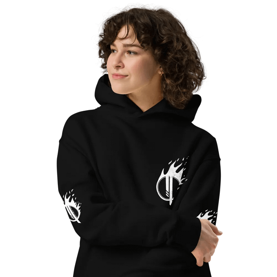 Flame logo hoodie product image (4)