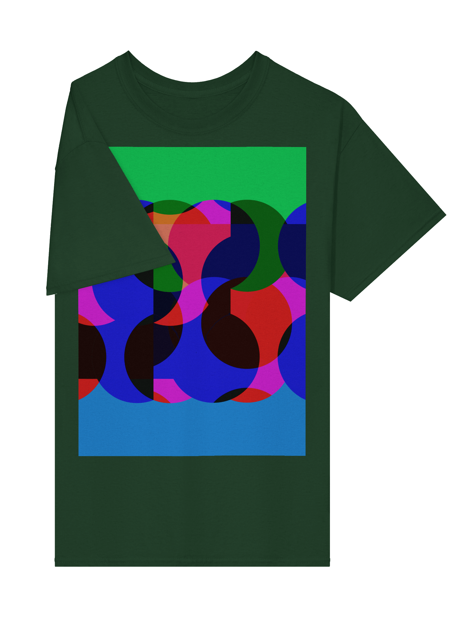 Abstract Circle Fusion T-Shirt product image (4)