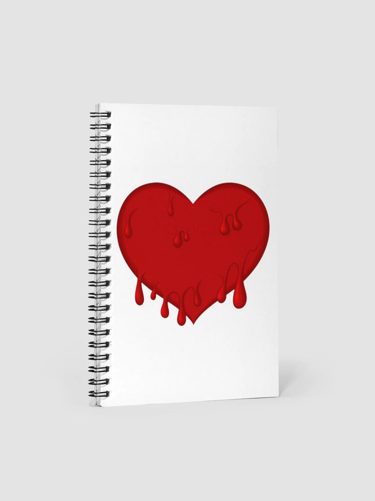 Bloody Heart Spiral Bound Notebook product image (1)