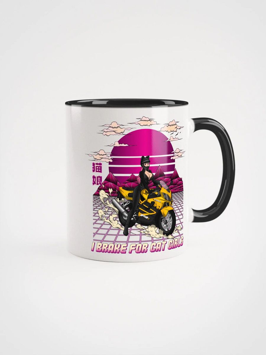Biker Cat Girl Mug product image (1)
