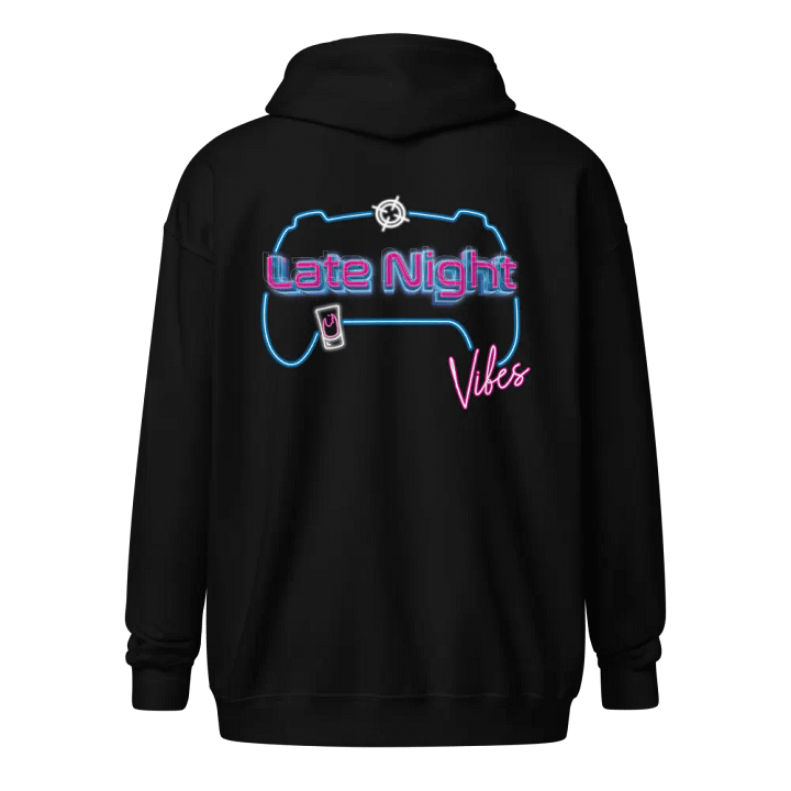 Twitch Late Night Vibes - Zip-up Hoodie product image (1)
