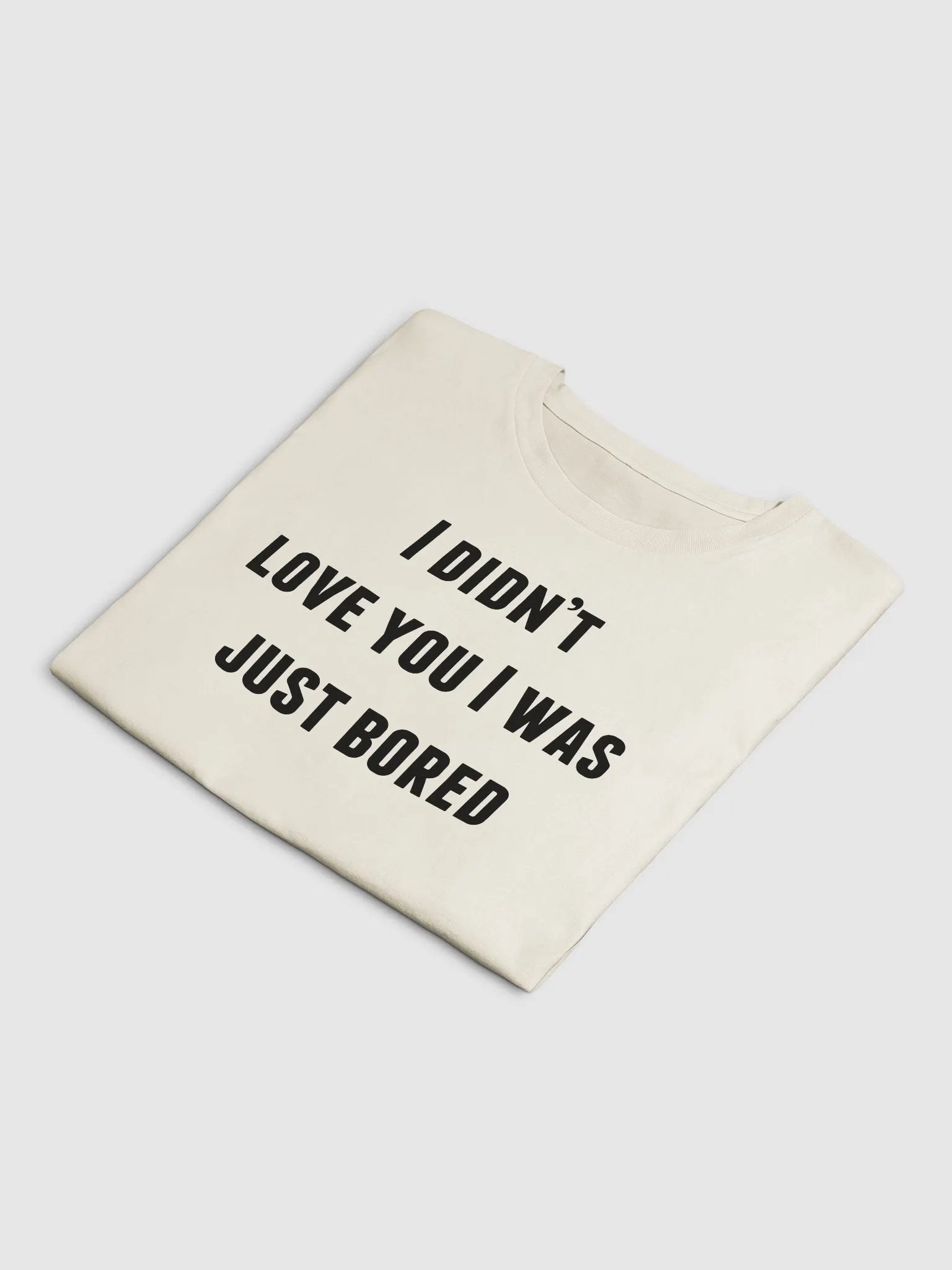 I DIDN'T LOVE YOU I WAS JUST BORED Premium Crop Top product image (6)