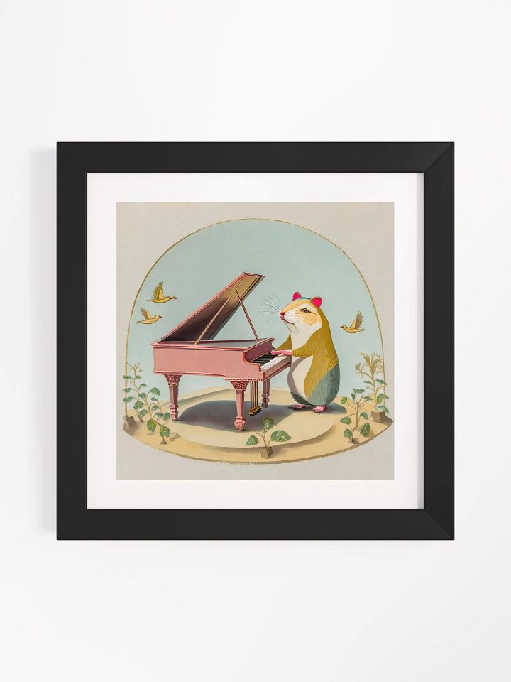 Musical Maestro Hamster Framed Poster product image (8)
