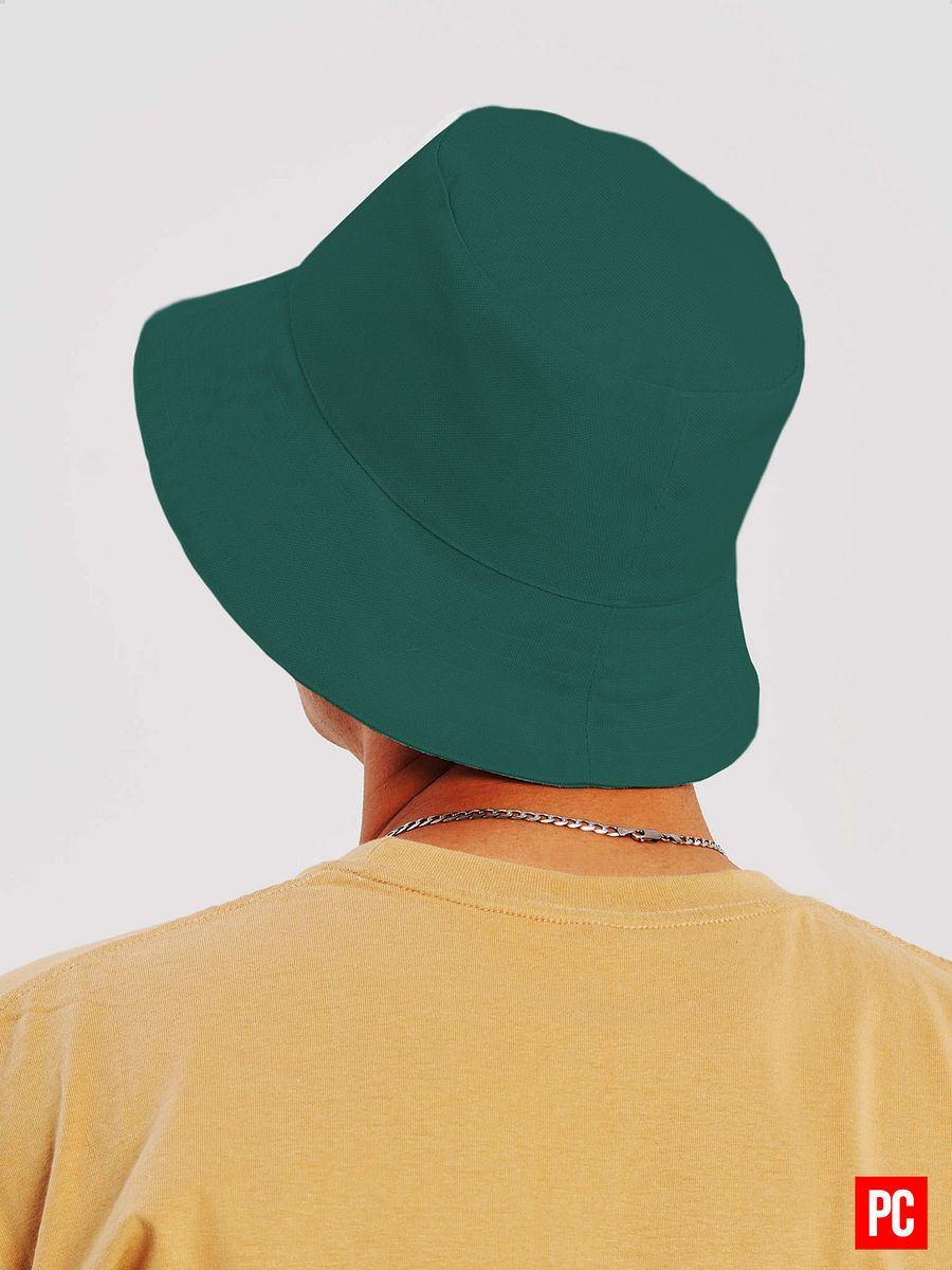 Plain Color Blue Green Bucket Hat product image (3)