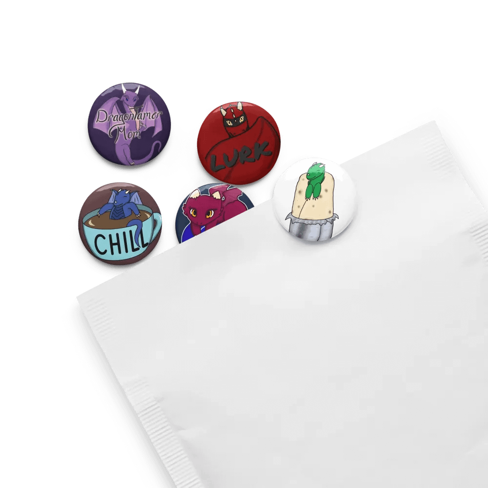 DragonTamerMom Set of Pins product image (8)
