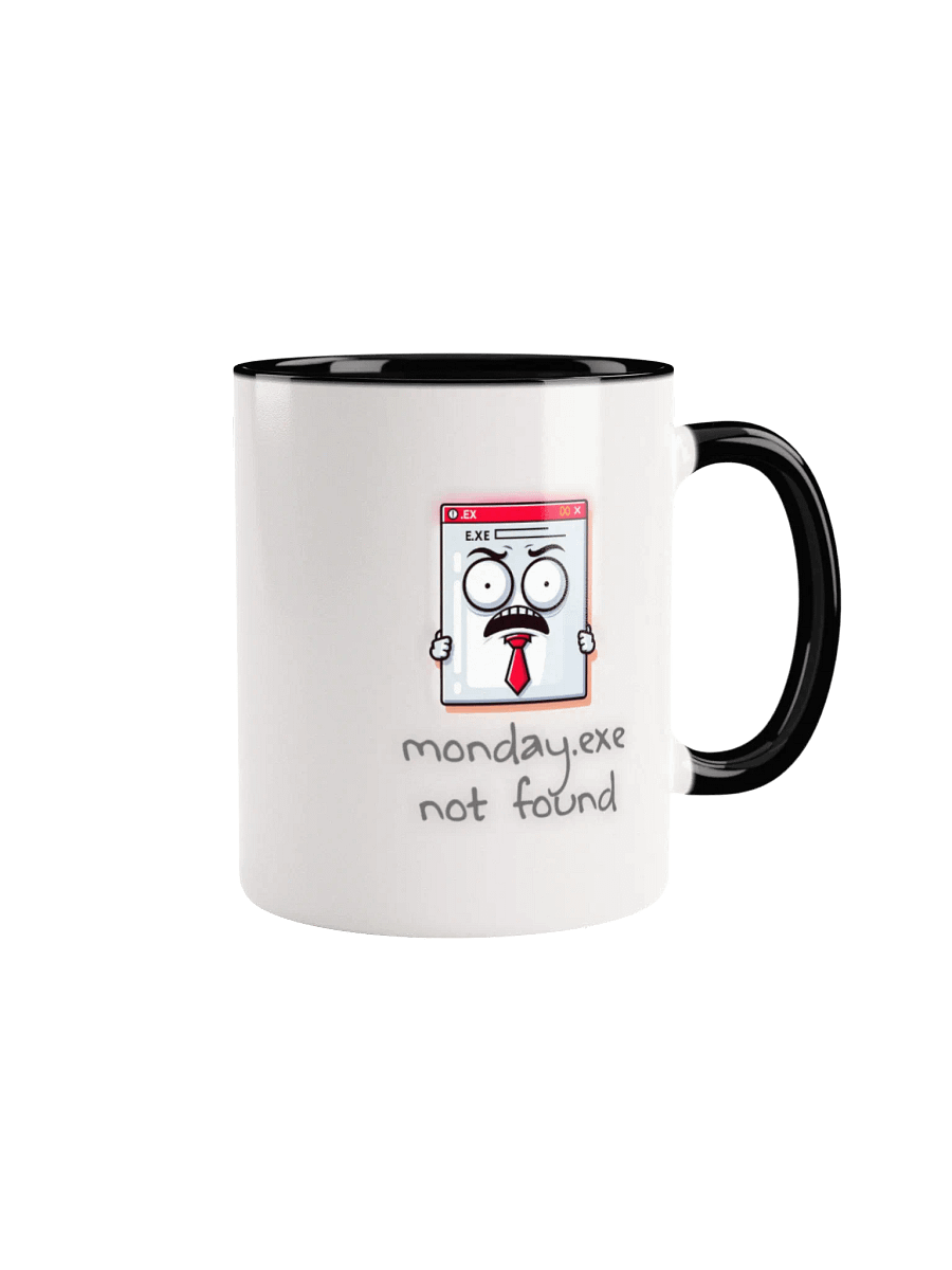 Monday.exe not found Ceramic Mug with Color Inside product image (7)