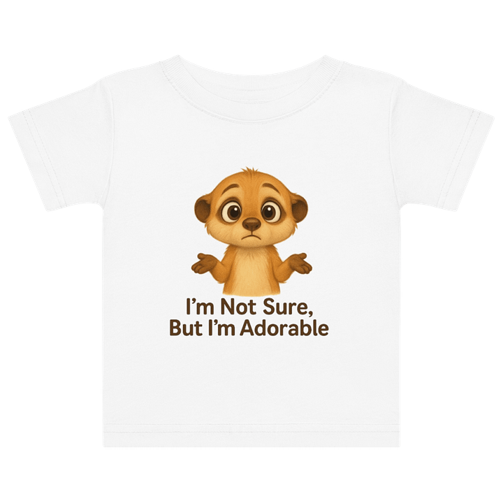 Adorable Puzzled Meerkat Baby T-Shirt product image (1)