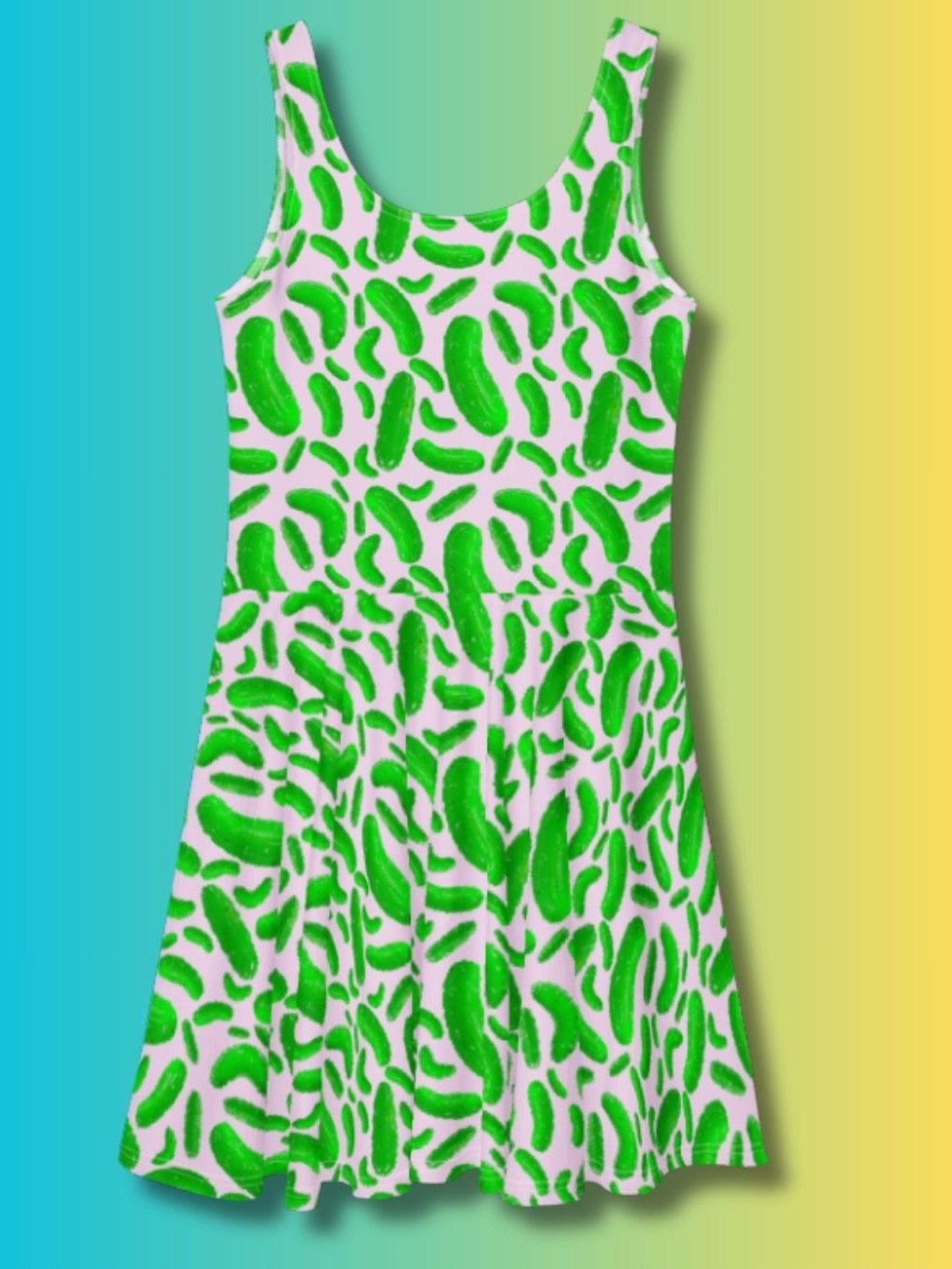Pickle Lover Skater Dress product image (6)