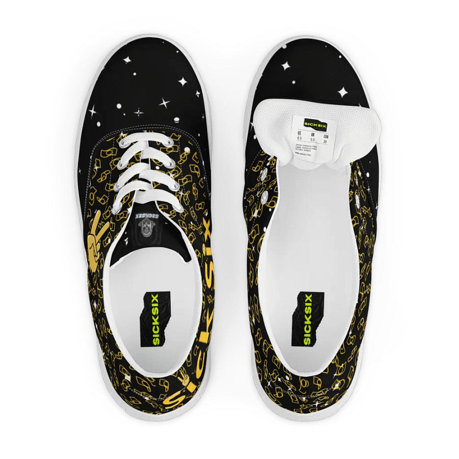 Sick Six Peace Sign Canvas Shoes product image (7)