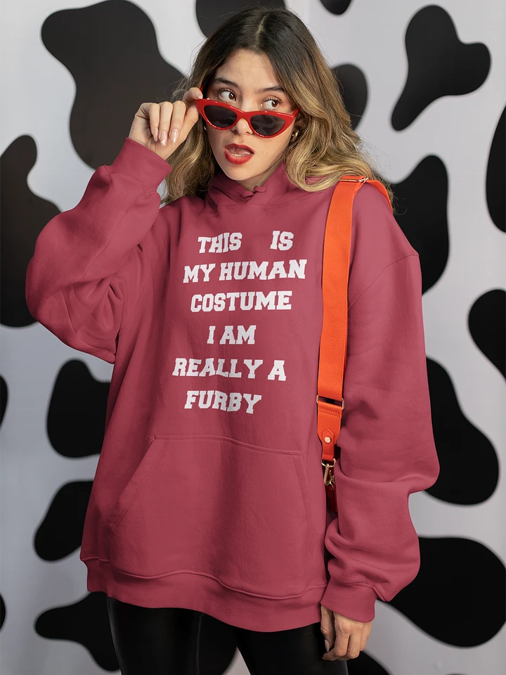 Human costume Furby edition classic hoodie product image (8)