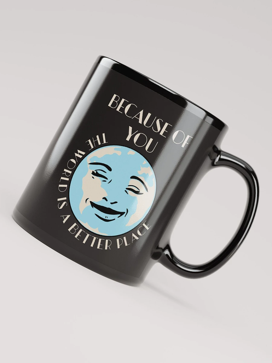 Smiling Face in the World - Black Mug product image (4)