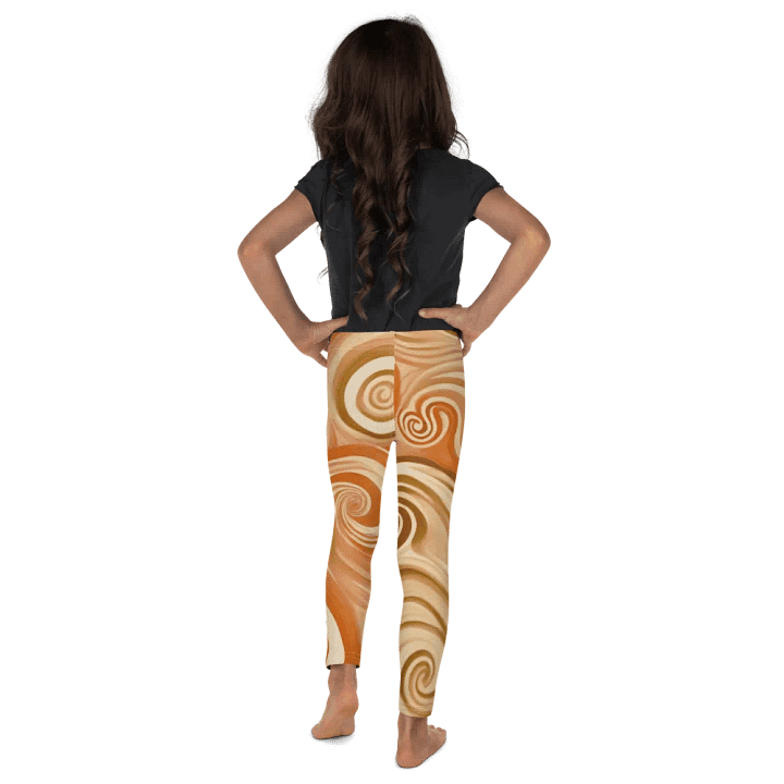 Funky Latte Liquid Tie-Dye Kid's and Toddler's Leggings product image (2)