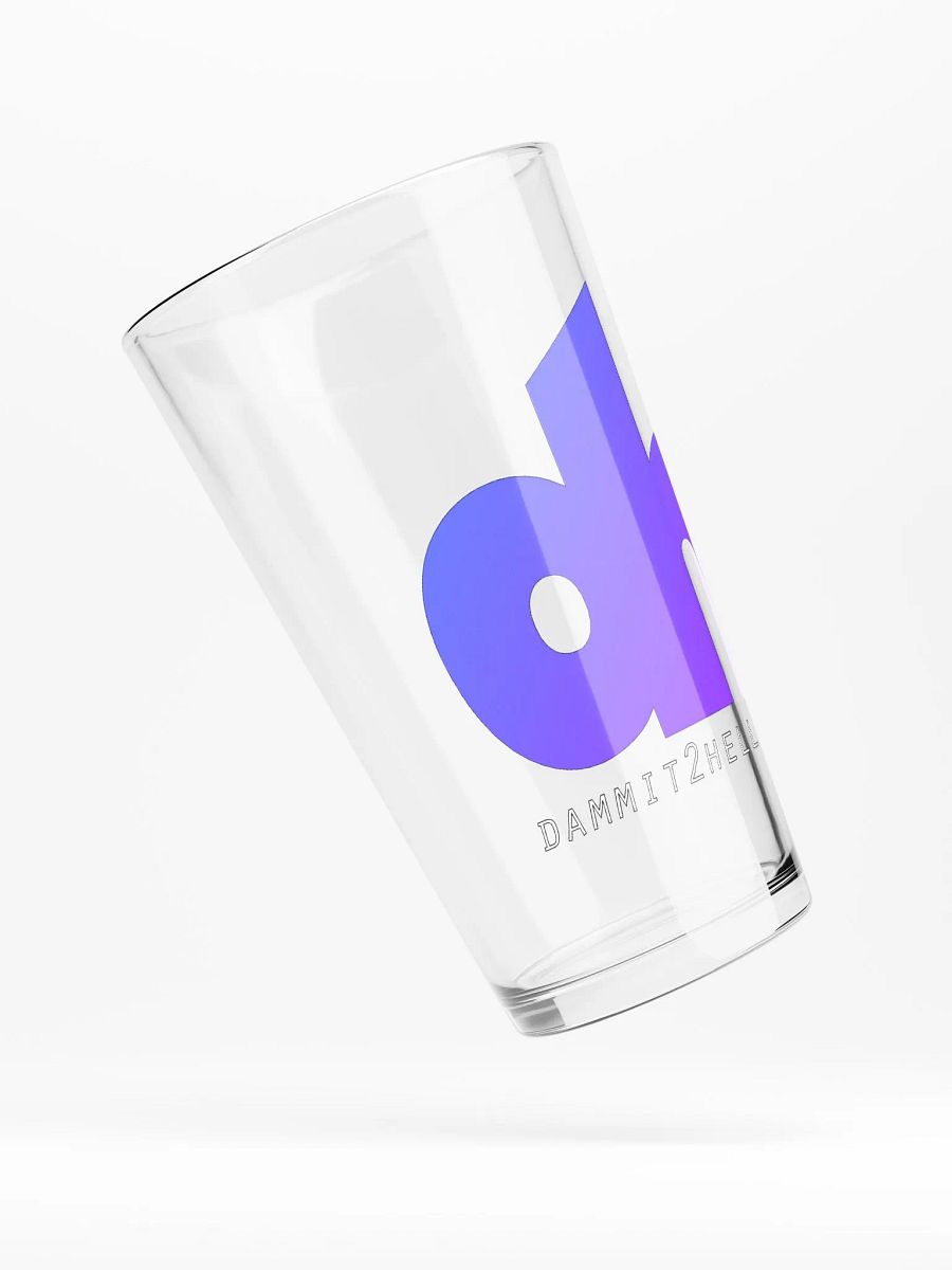 d2h Logo Pint Glass product image (4)