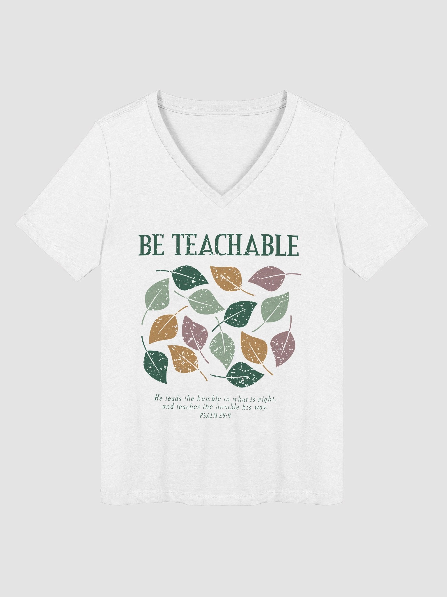 Be Teachable Women's Relaxed V-Neck Shirt product image (1)