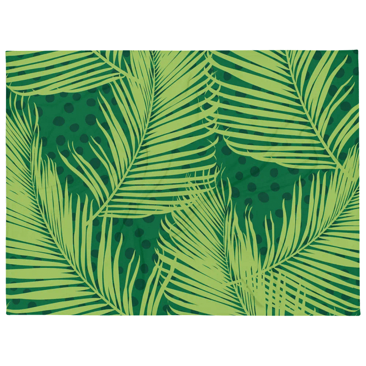 Tropical Palm Throw Blanket product image (1)
