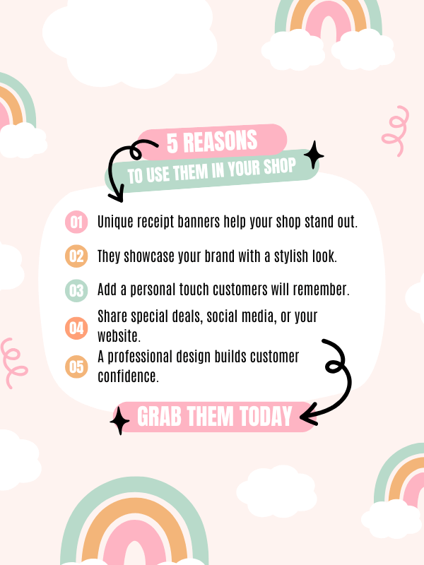 Whimsical MRR/PLR Etsy Receipt Banners product image (6)