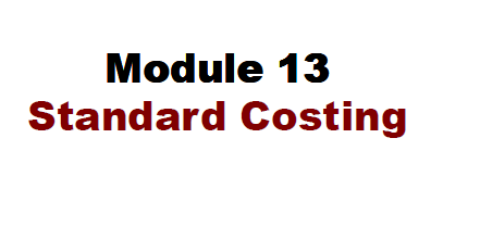Study notes on Standard Costing product image (1)